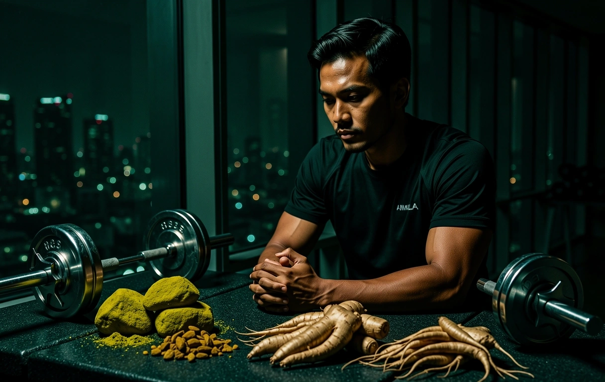 Man focused on daily performance ritual